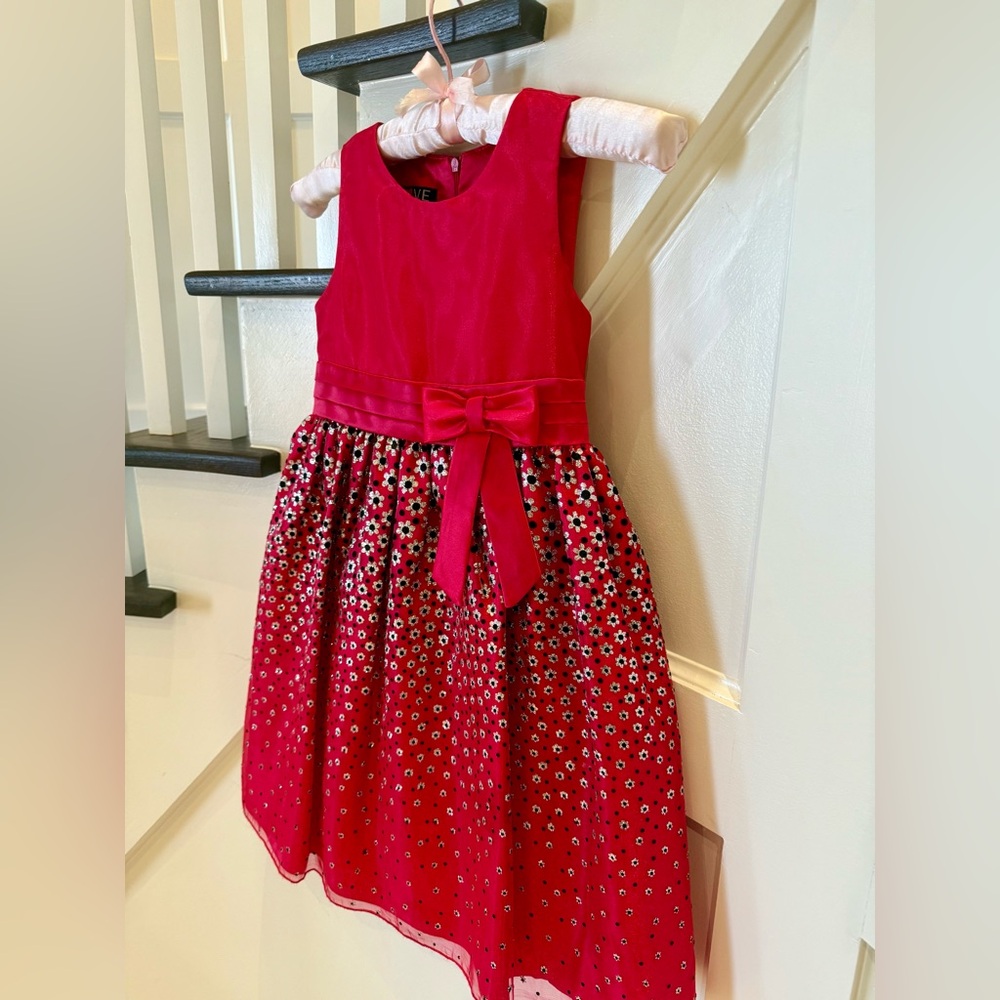 Little Girls Holiday Party Dress, Size 7